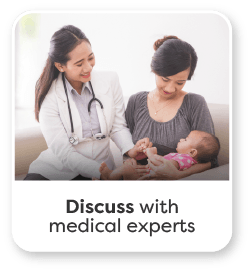 Discuss with medical experts