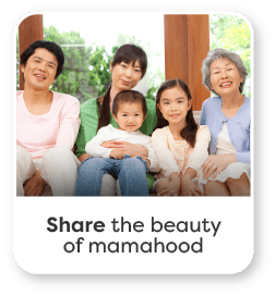 Share the beauty of mamahood