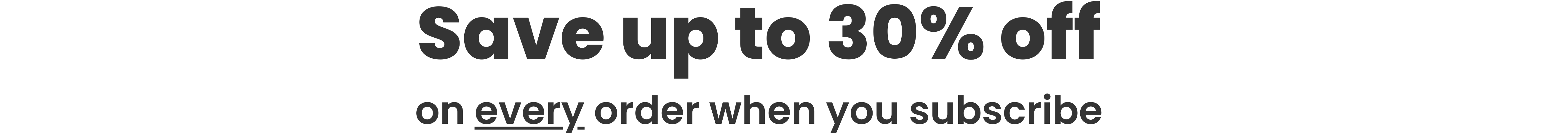 Save up to 30%